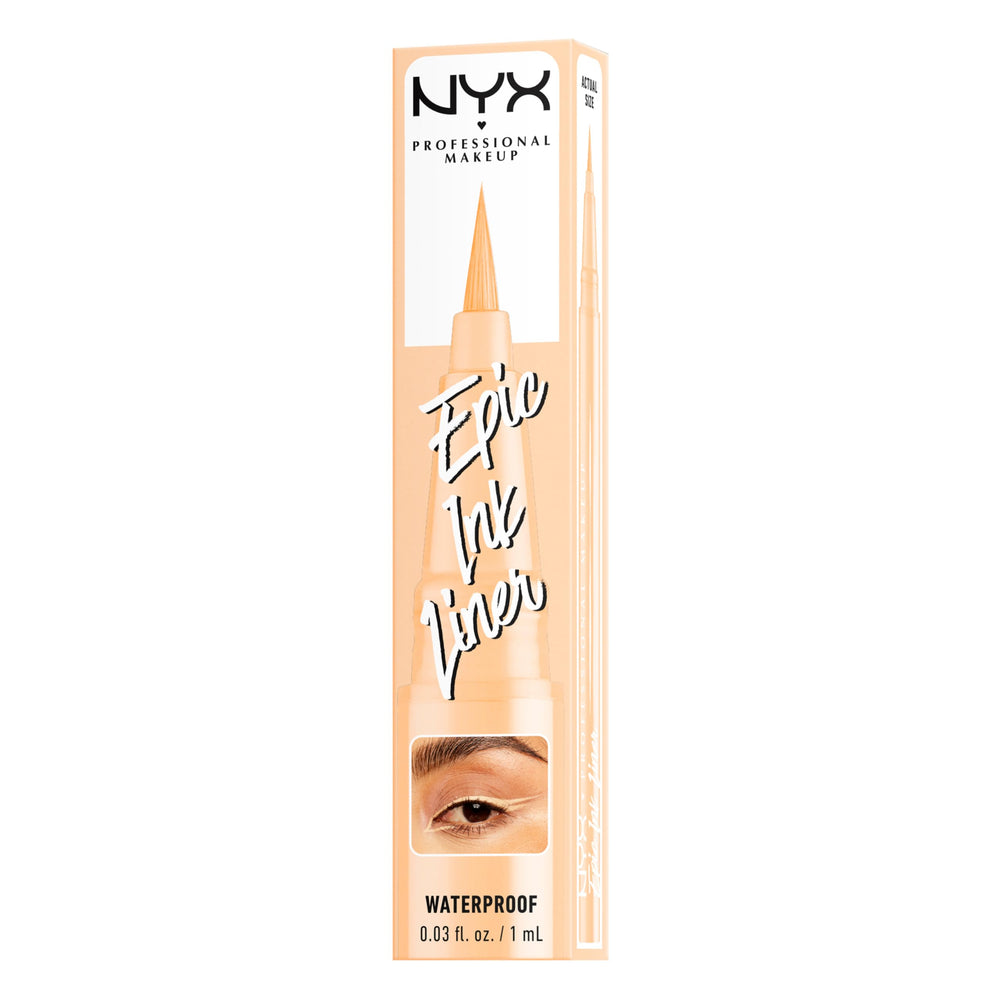NYX Epic Ink Liner: fórmula resistente a desvanecimiento para acabados nítidos todo el día.