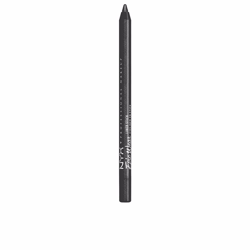 NYX Epic Wear Liner Stick punta negro metalico, delineado duradero para looks gráficos