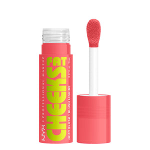 NYX Fat Cheeks Blush líquido Fig Fizz: aplicación suave para rubor jugoso y duradero.