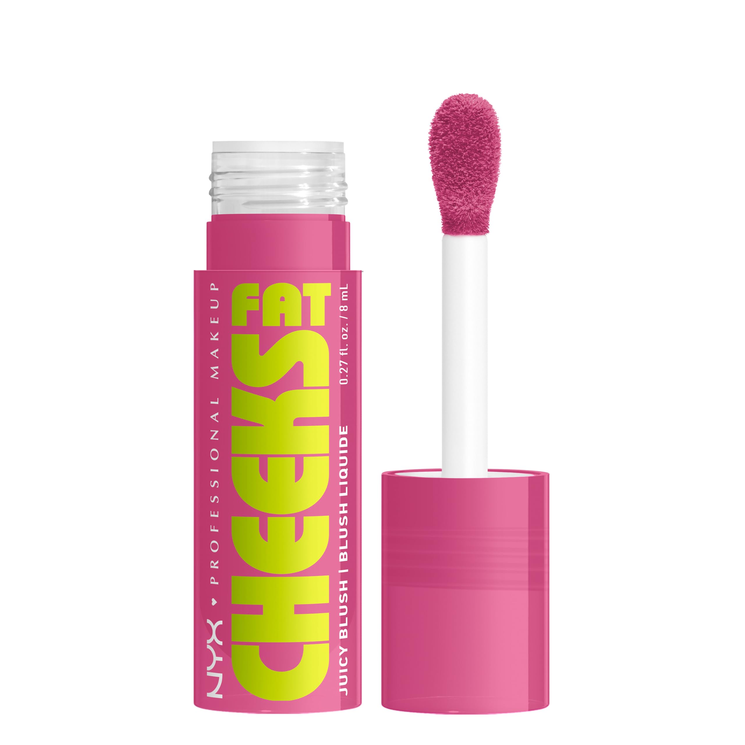 NYX Fat Cheeks Blush Plum Pop, aplicación suave para un toque jugoso en la mejilla