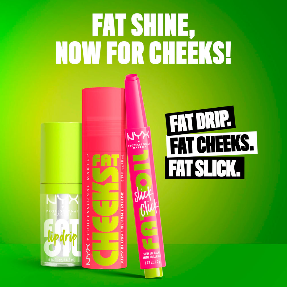NYX Fat Cheeks Blush Plum Pop tono mezclable para diferentes looks