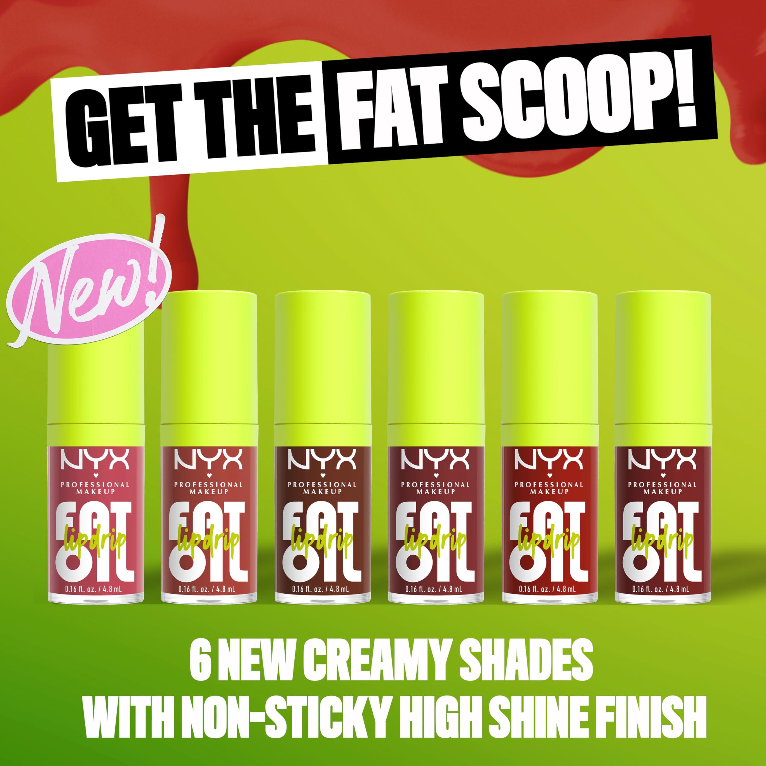 NYX Fat Oil Lip Drip textura cremosa sin pegar.