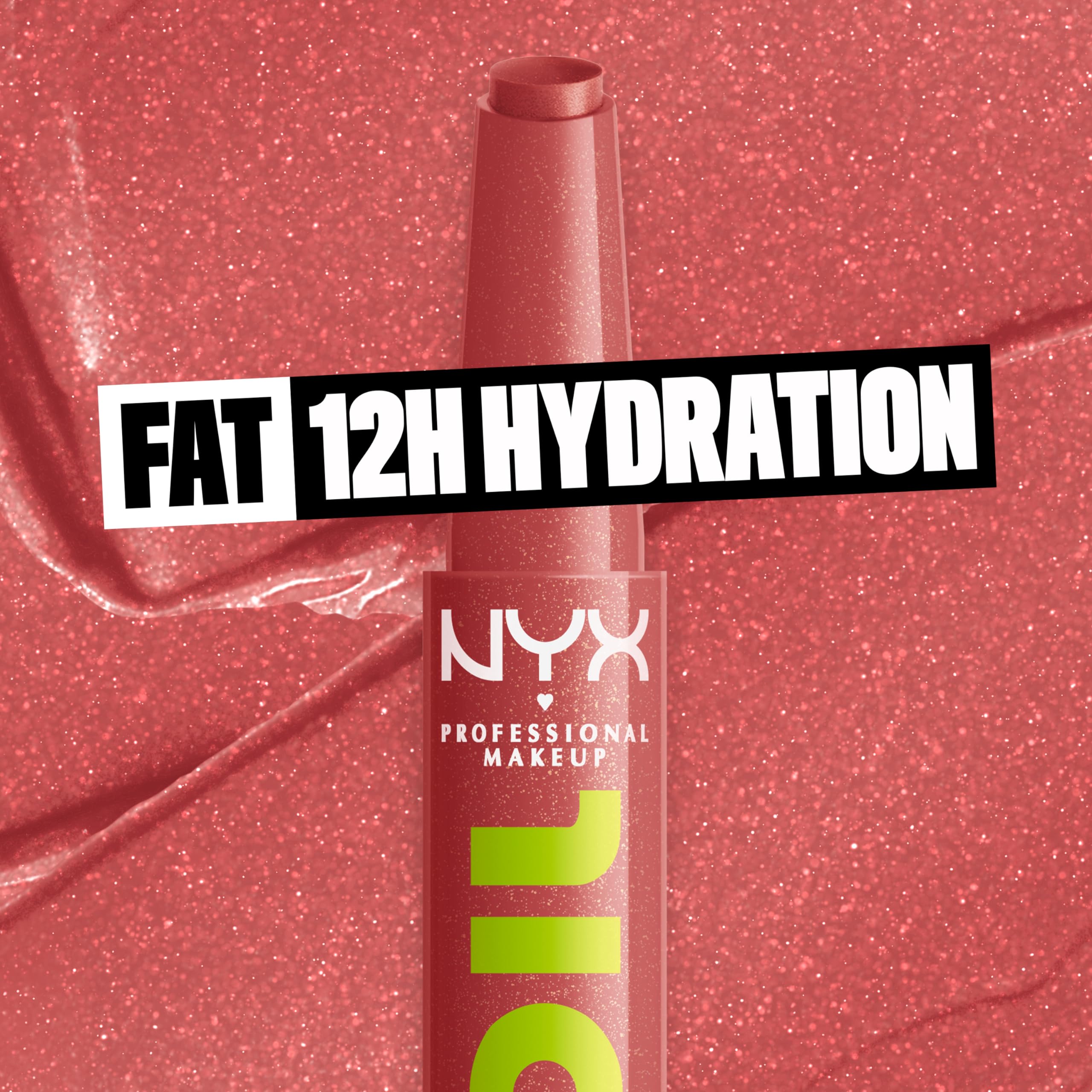 Labios con textura ligera y brillo gracias a NYX Fat Oil Slick Click.