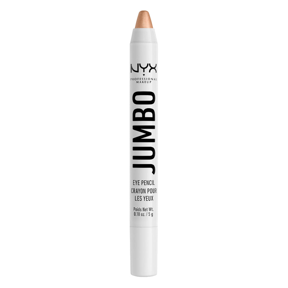 NYX Jumbo Lapiz Ojos Frosting: textura cremosa para delinear y difuminar.