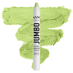 Lápiz jumbo de NYX PROFESSIONAL MAKEUP Matcha en verde, ideal como sombra suave de ojos.