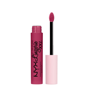 Labial Lencería XXL Mate de NYX en tono magenta profundo para labios definidos