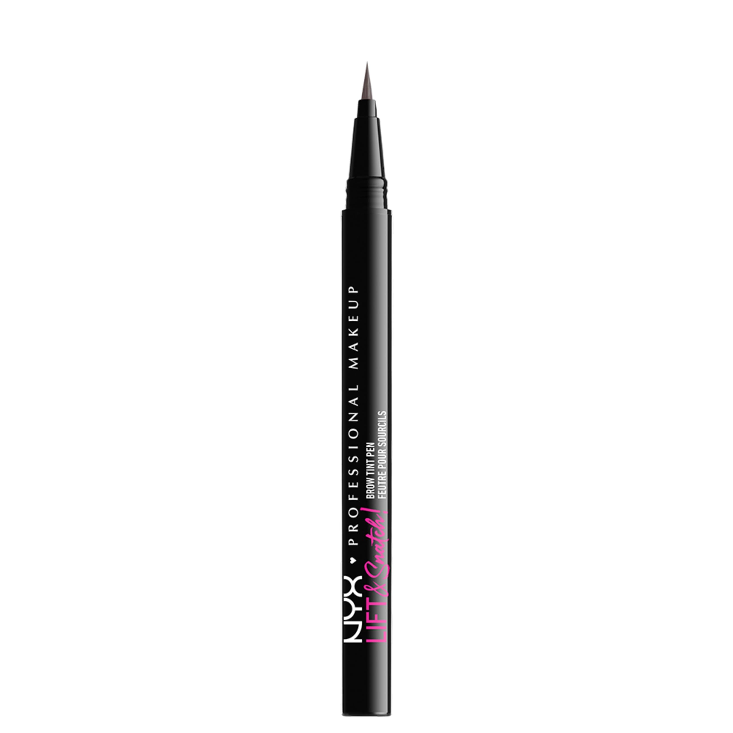 Levantamiento sutil de cejas con tinte NYX Lift y Snatch.