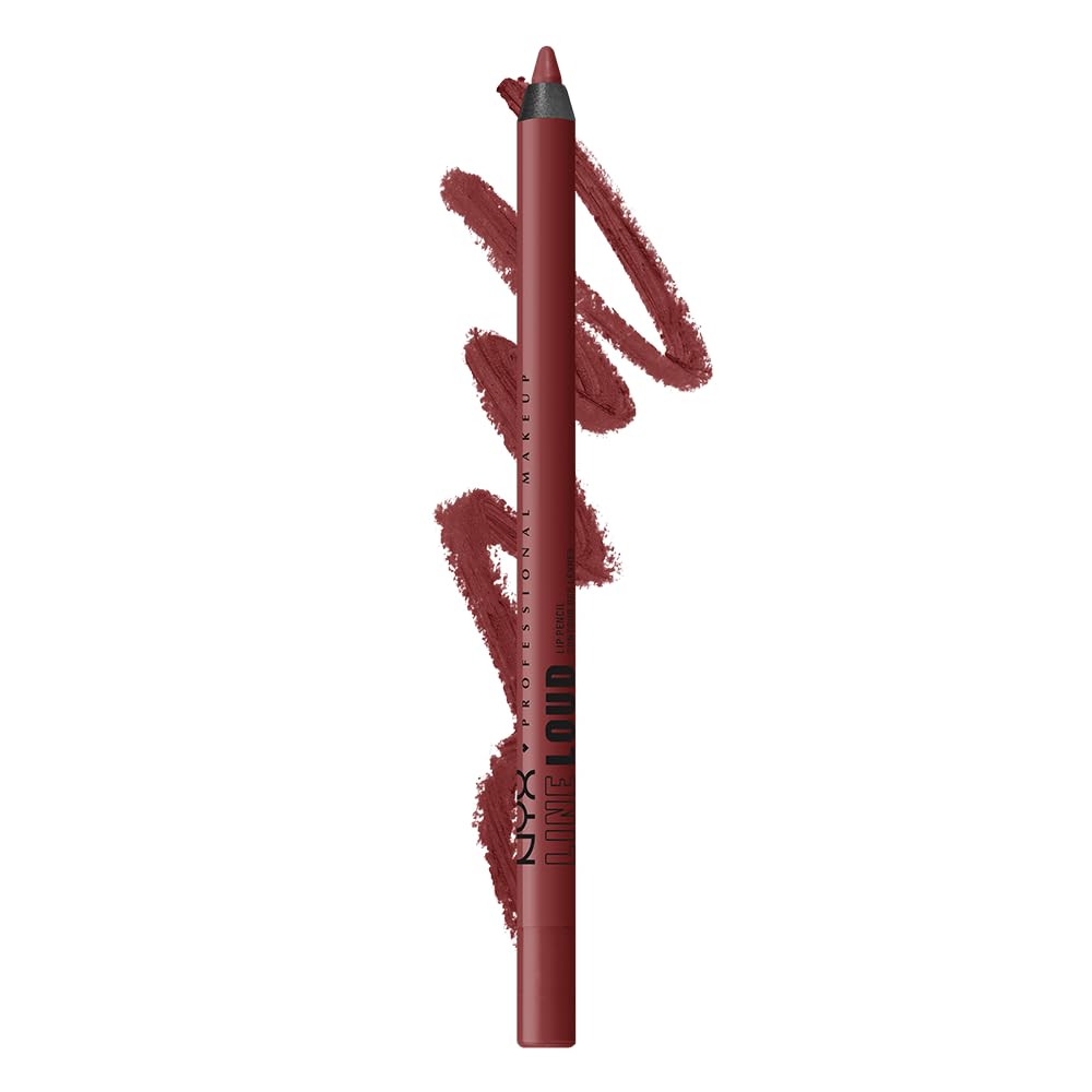NYX Line Loud lapiz delineador labial Too Blessed tono nude, definición duradera y cómoda.