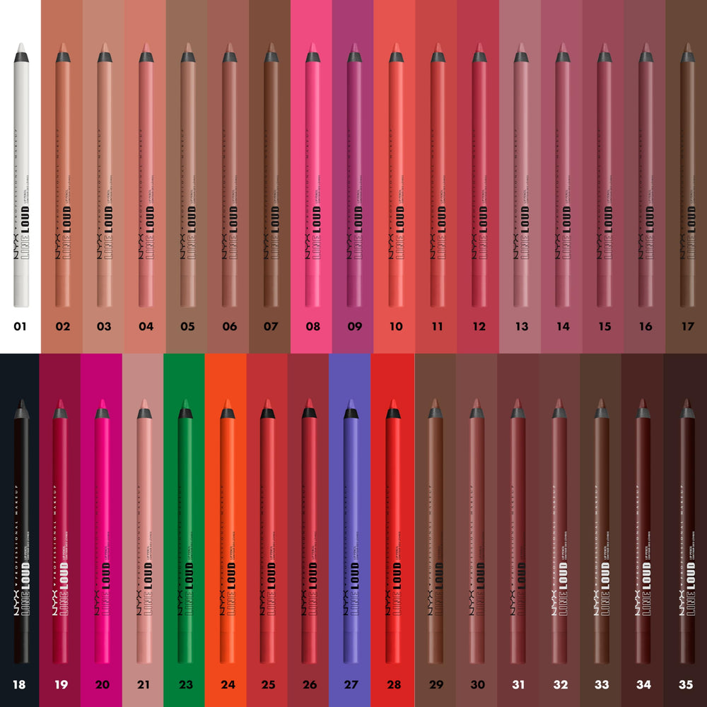NYX Line Loud Lip Liner ofrece delineado preciso sin tirones.