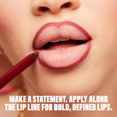 Line Loud Lip Liner con vitamina E para confort prolongado.