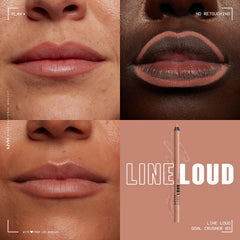 NYX Line Loud delineador con aceite de jojoba para labios suaves.