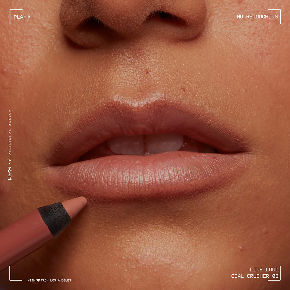 NYX Line Loud delineador para definir labios con precisión.