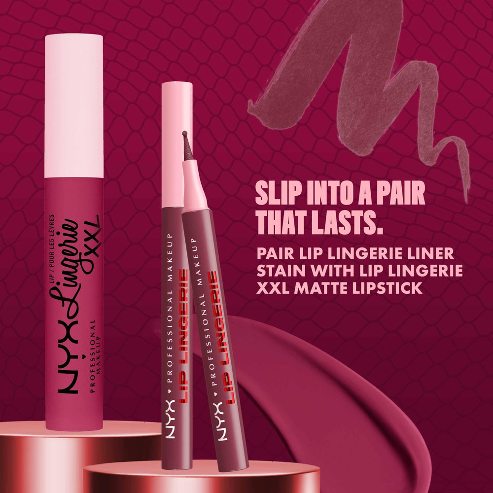 12 tonos disponibles de Lip Lingerie Liner Stain