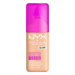 NYX Make 'Em Wonder base líquida suave mate 24h, acabado natural y duradero