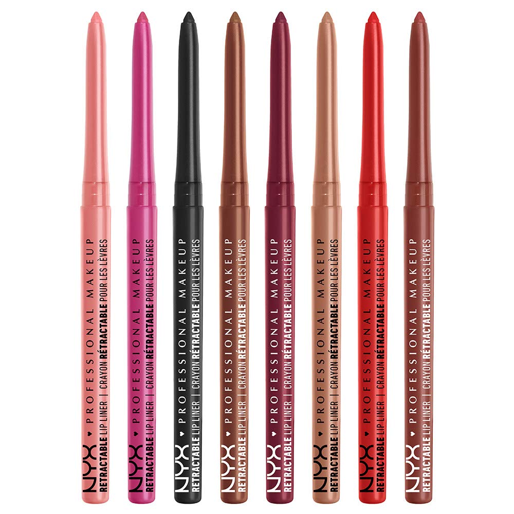 NYX PROFESSIONAL MAKEUP delineador mecánico Sand Beige en tono nude en piel.