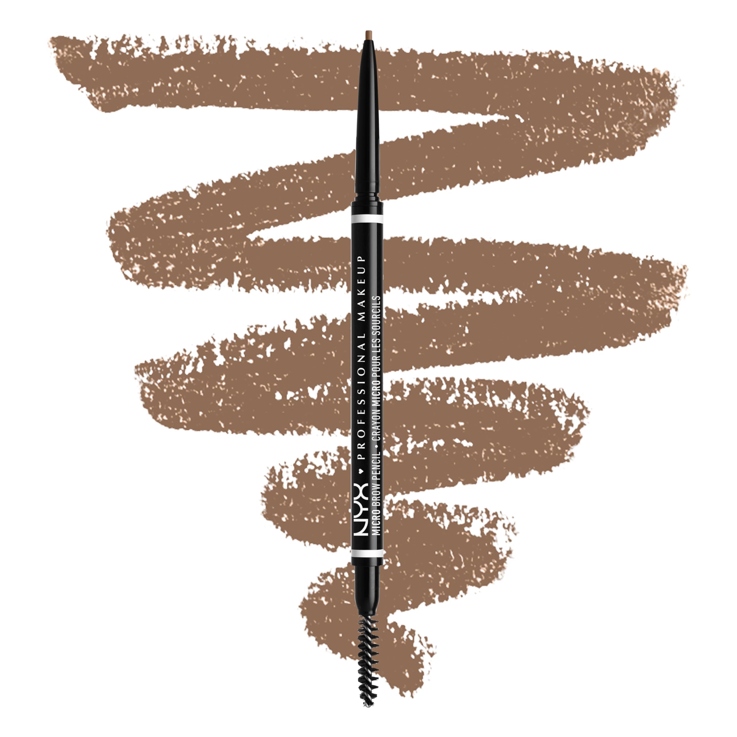 NYX Micro Brow Pencil Taupe: precisión de aplicación para cejas naturales