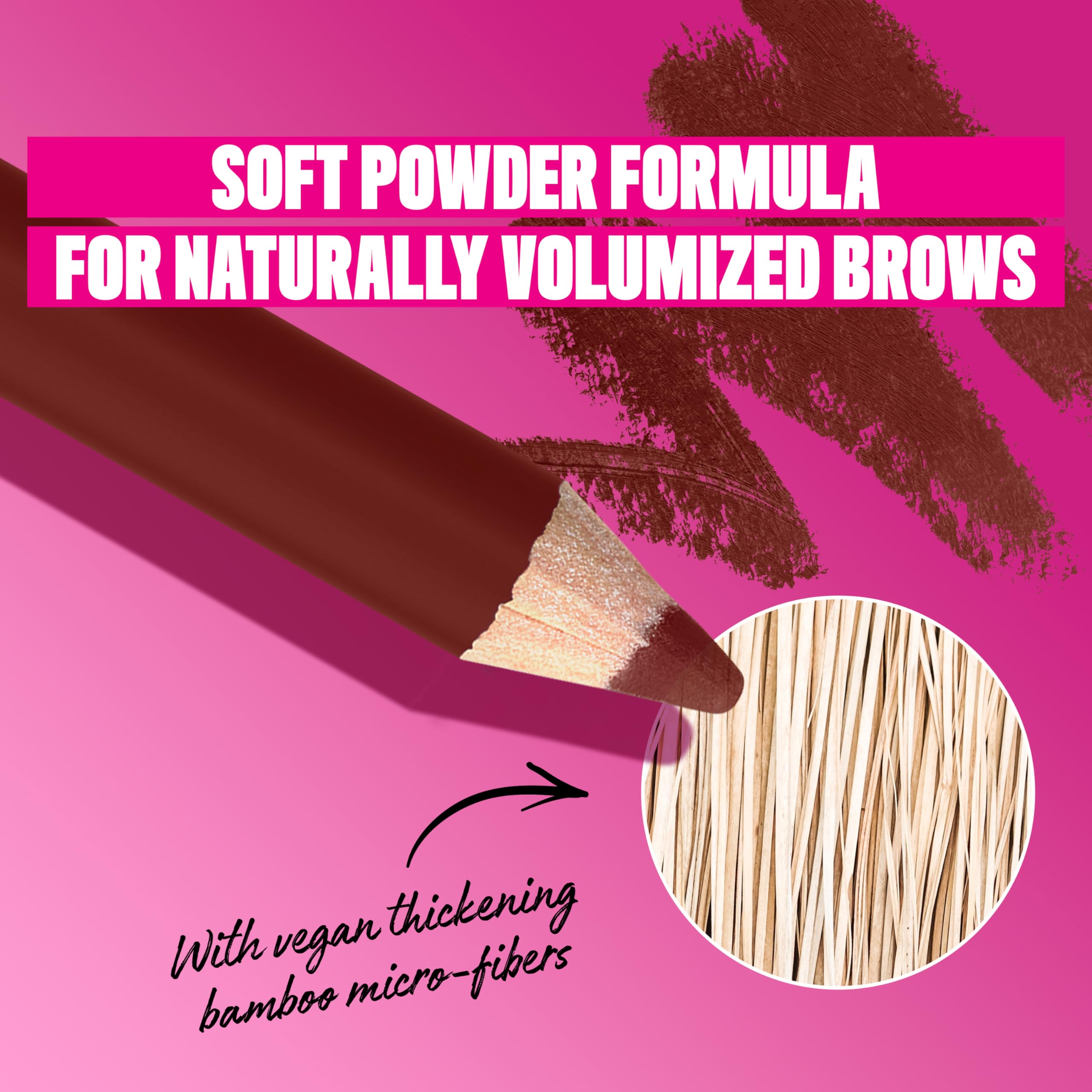 NYX Powder Louder cejas con volumen para un acabado duradero de 12 horas.