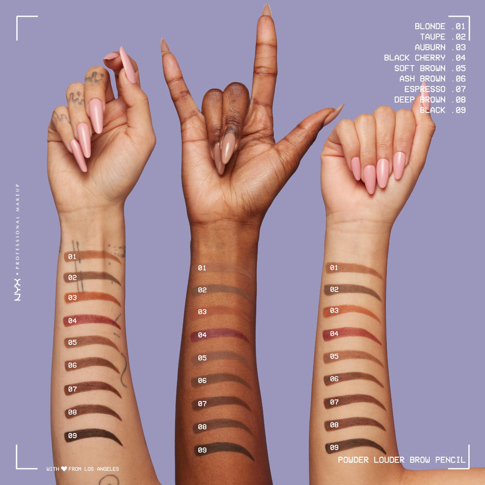 NYX Powder Louder en tono Black Cherry para looks audaces.