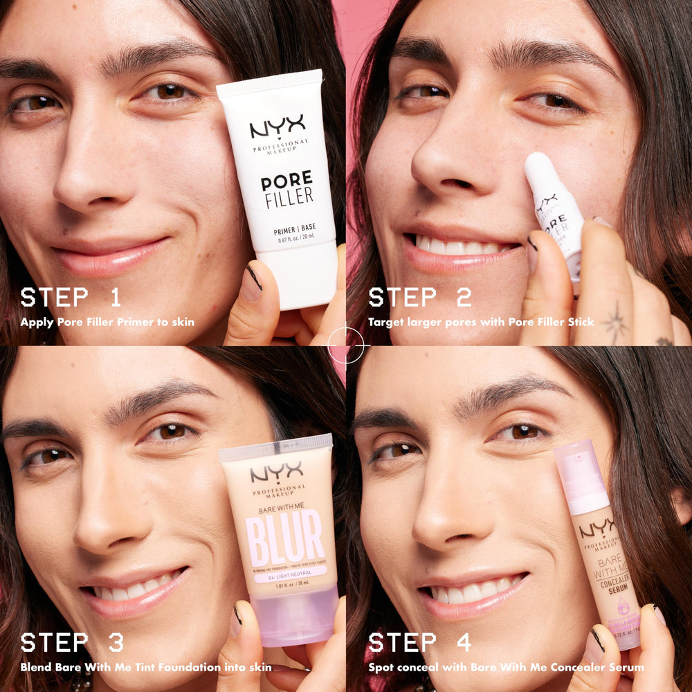 NYX Pore Filler libre de talco y aceite para piel grasa.