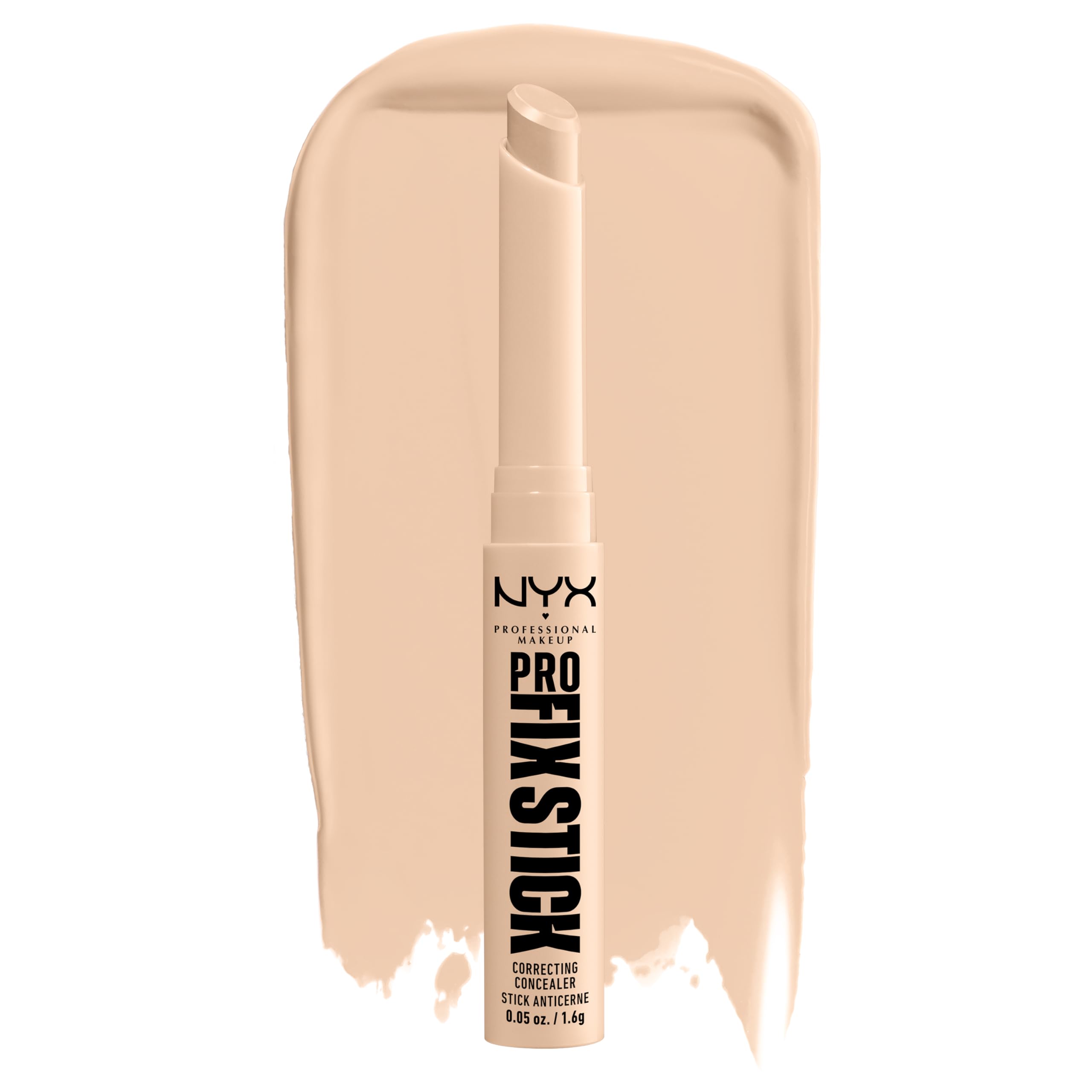 NYX Professional Makeup corrector en barra Alabaster para retoques rápidos.