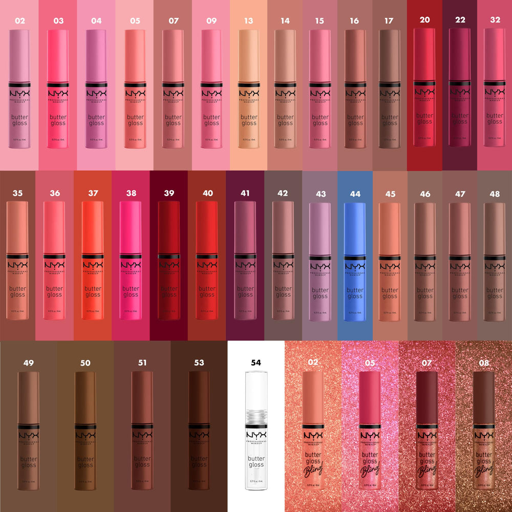 Línea de labios completa de NYX para diferentes looks.