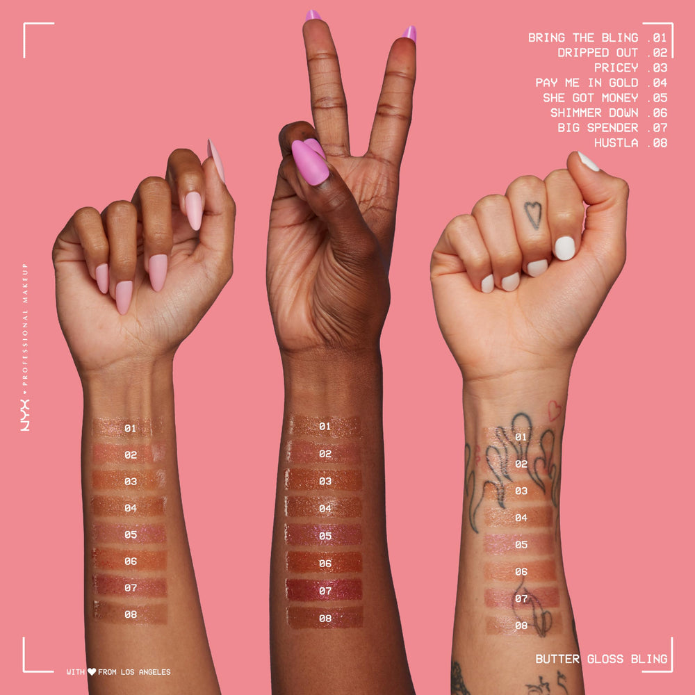 NYX Butter Gloss Bling añade brillo a tus labiales favoritos