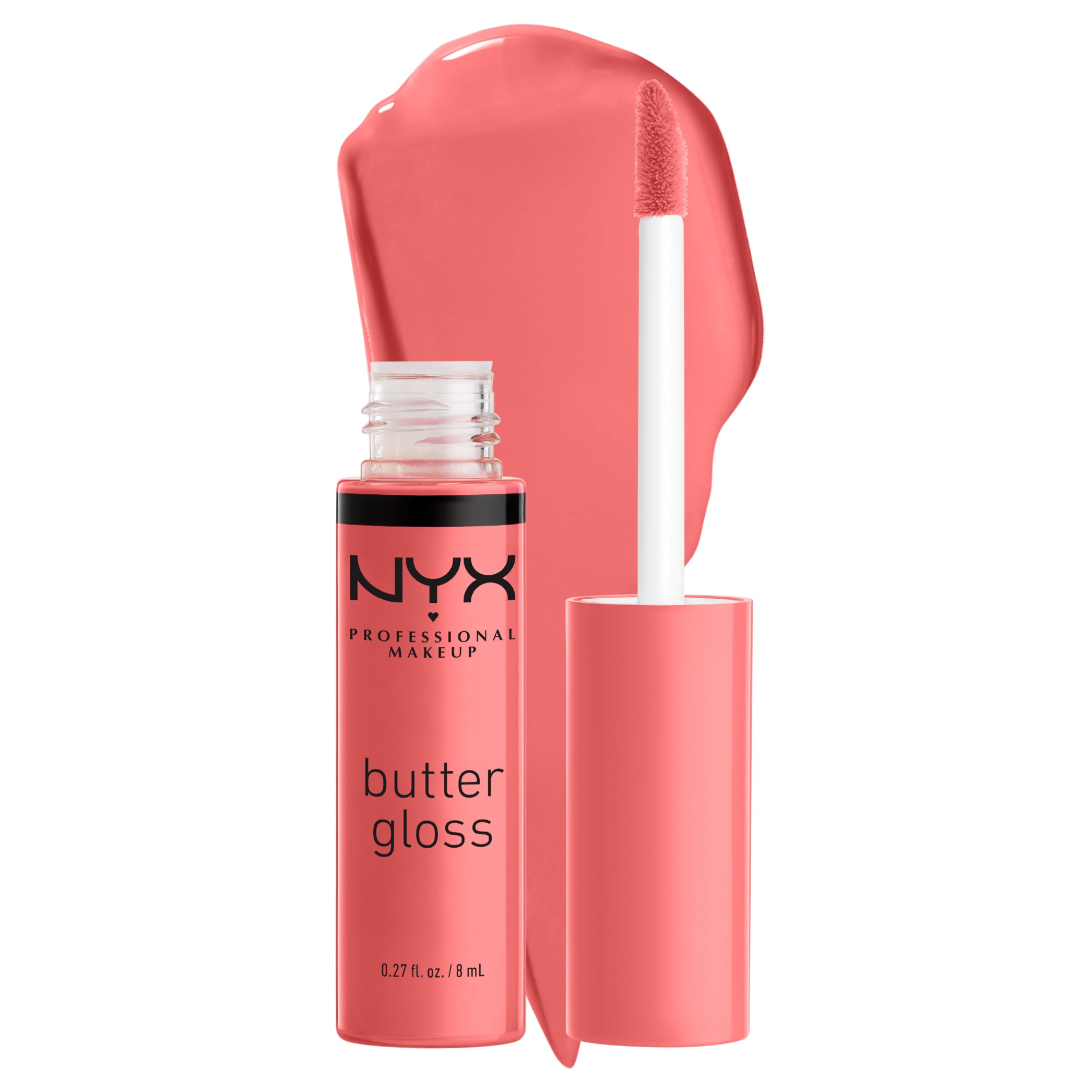 NYX Butter Gloss Creme Brulee, envase suave para labios sedosos y sin pegajosidad