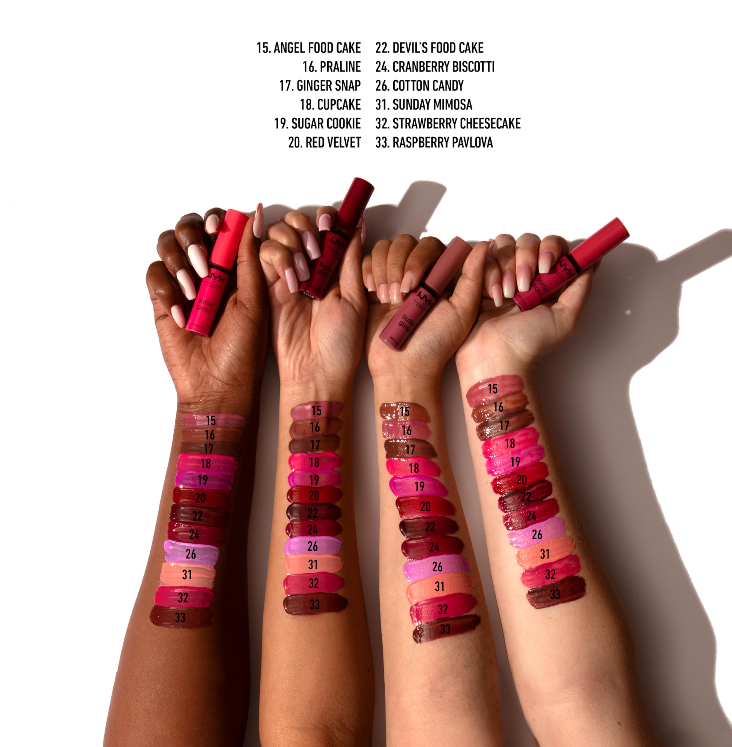 NYX Butter Gloss Creme Brulee, labios con definición suave y acabado cremoso