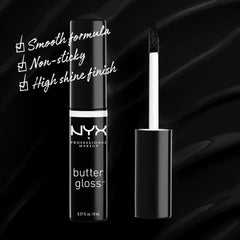 NYX Butter Gloss — textura cremosa que desliza sin dejar sensación