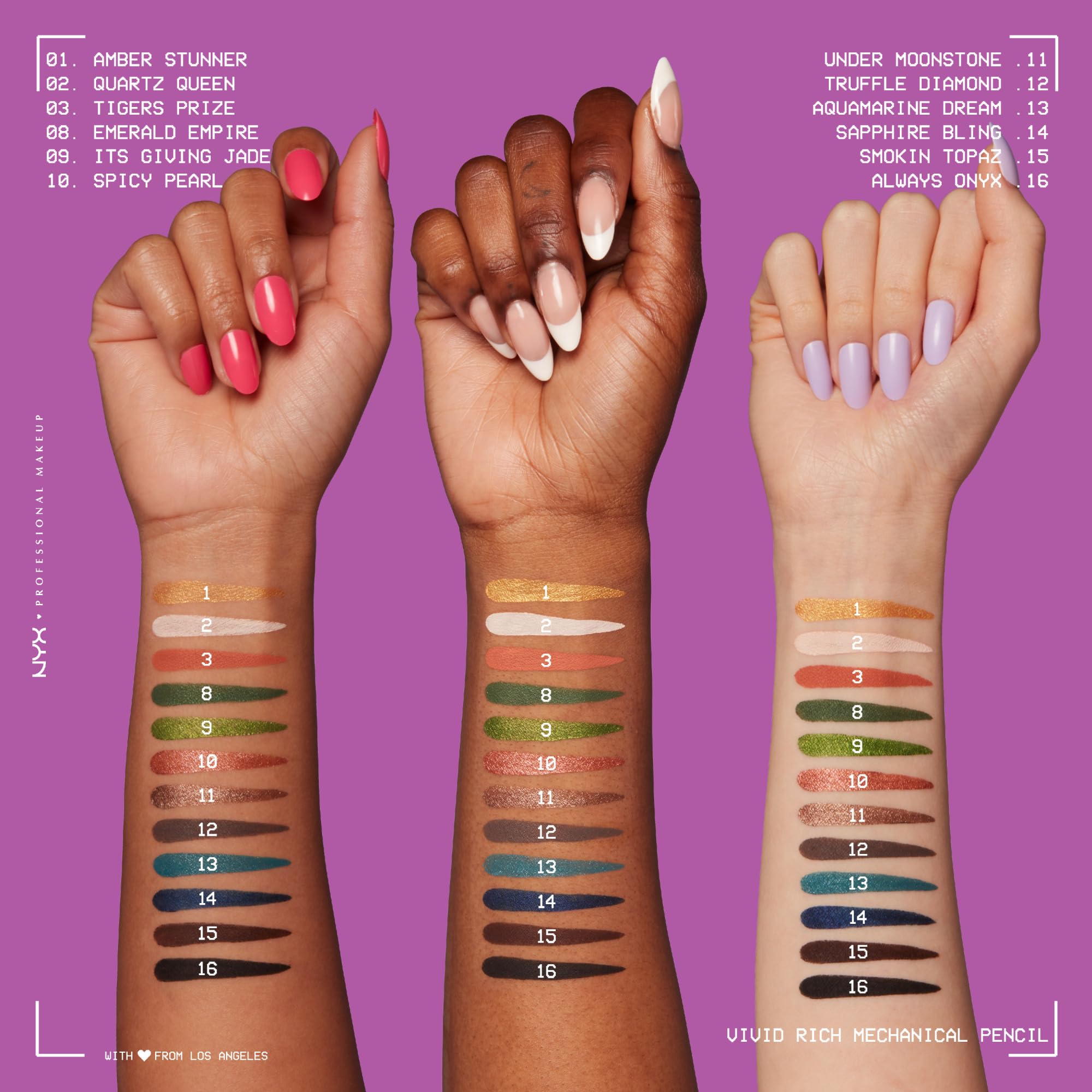 NYX delineado externo Esmeralda Imperio para wing audaz