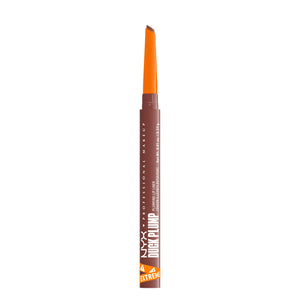 Delineador labial NYX Duck Plump con punta doble para trazo preciso.