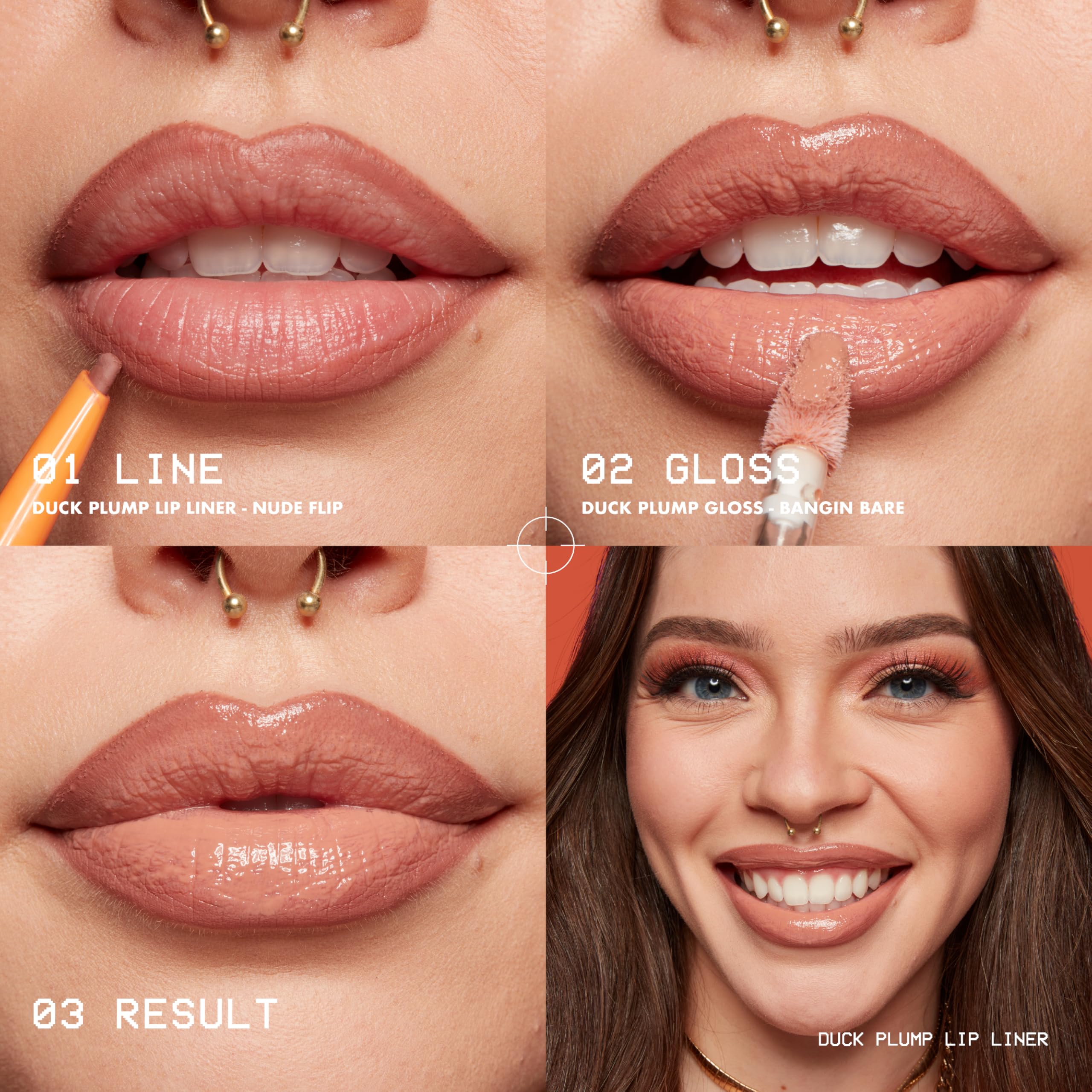 Delineador labial NYX Duck Plump, vegano y libre de crueldad.