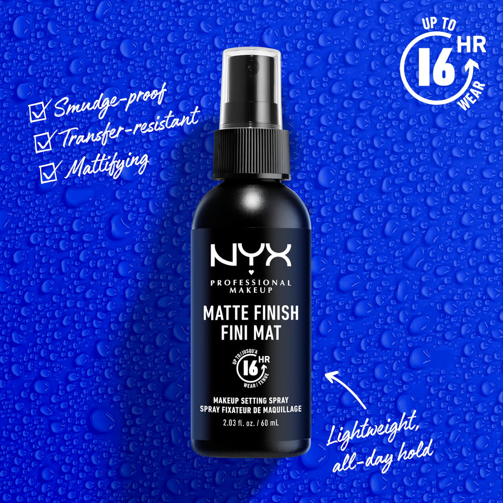 Fijador mate de NYX, aplicación ligera para prolongar maquillaje