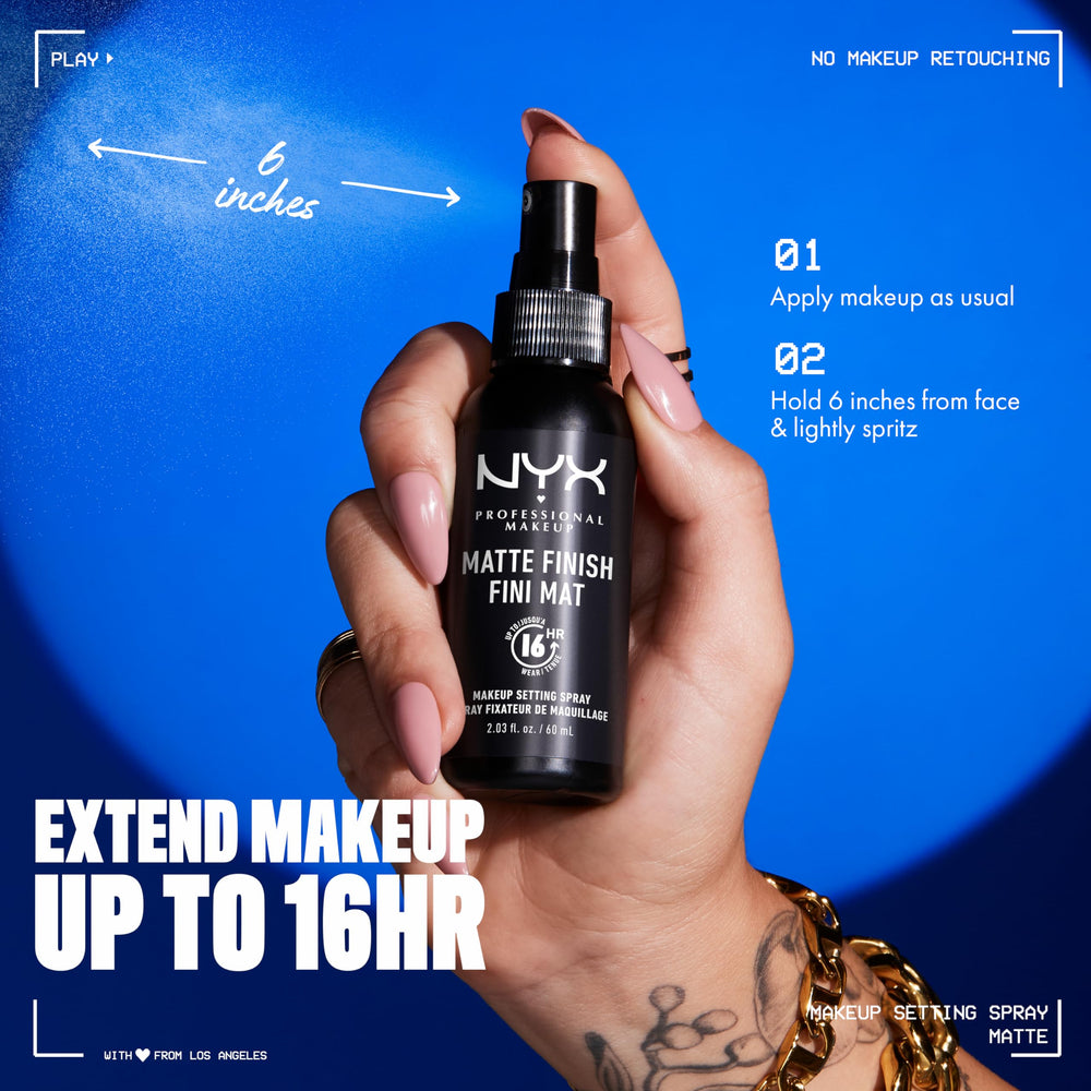 Fijador mate de NYX, paquete de dos, opción conveniente para looks