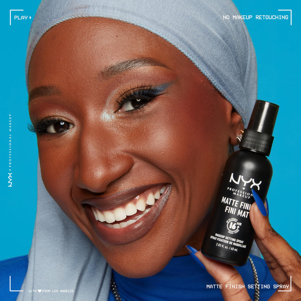 Fijador mate de NYX, ideal para fijar base y sombras