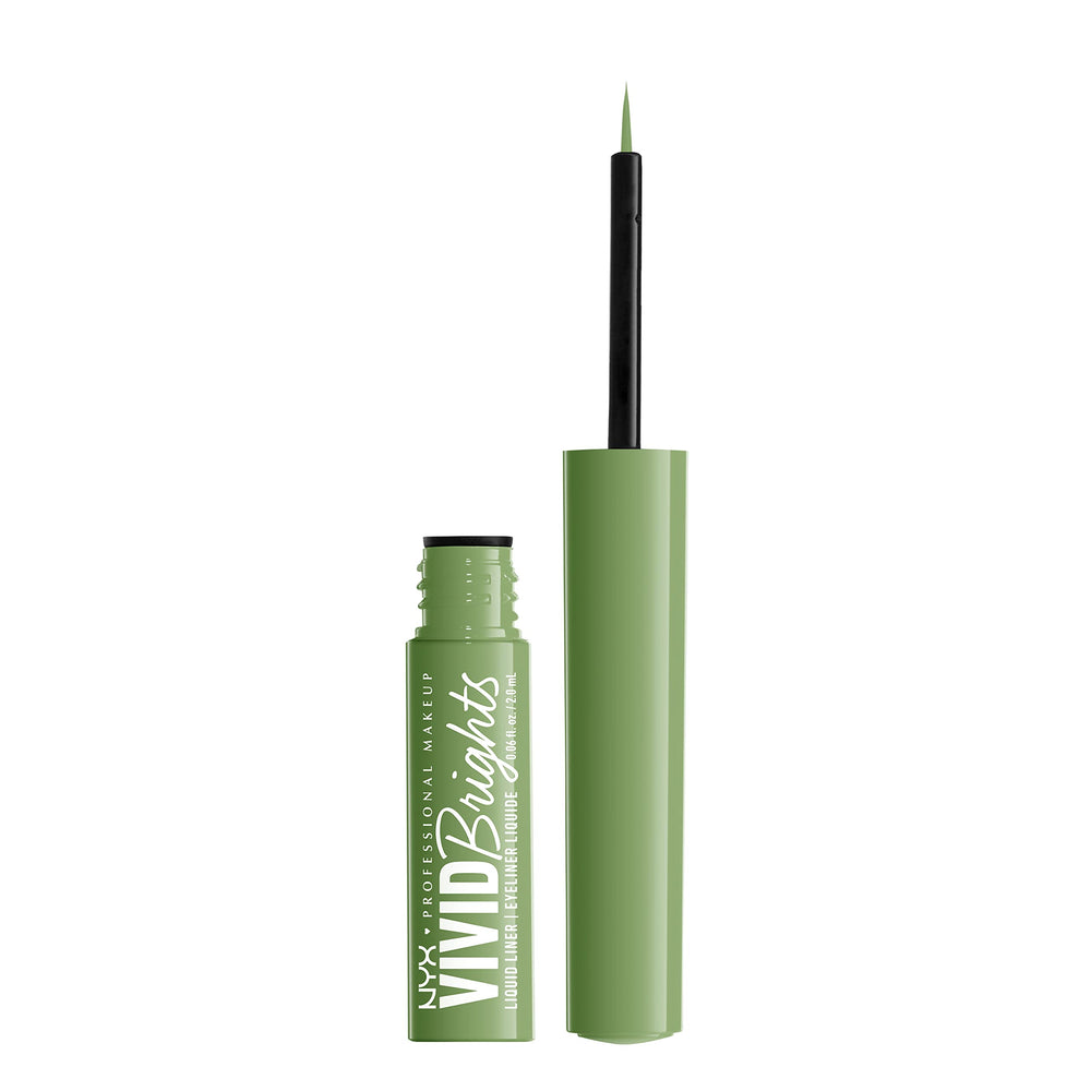 Delineado NYX Ghosted Green para línea de agua con toque de color.
