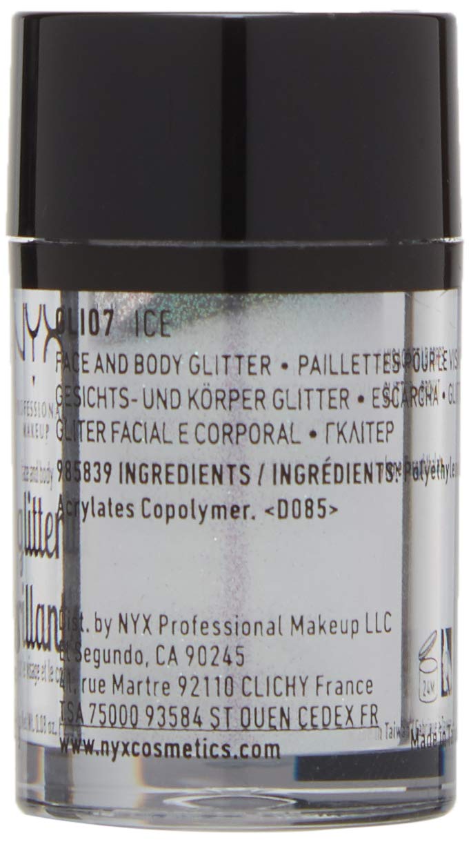 Brillo suelto para rostro con primer cremoso de NYX, fácil de aplicar