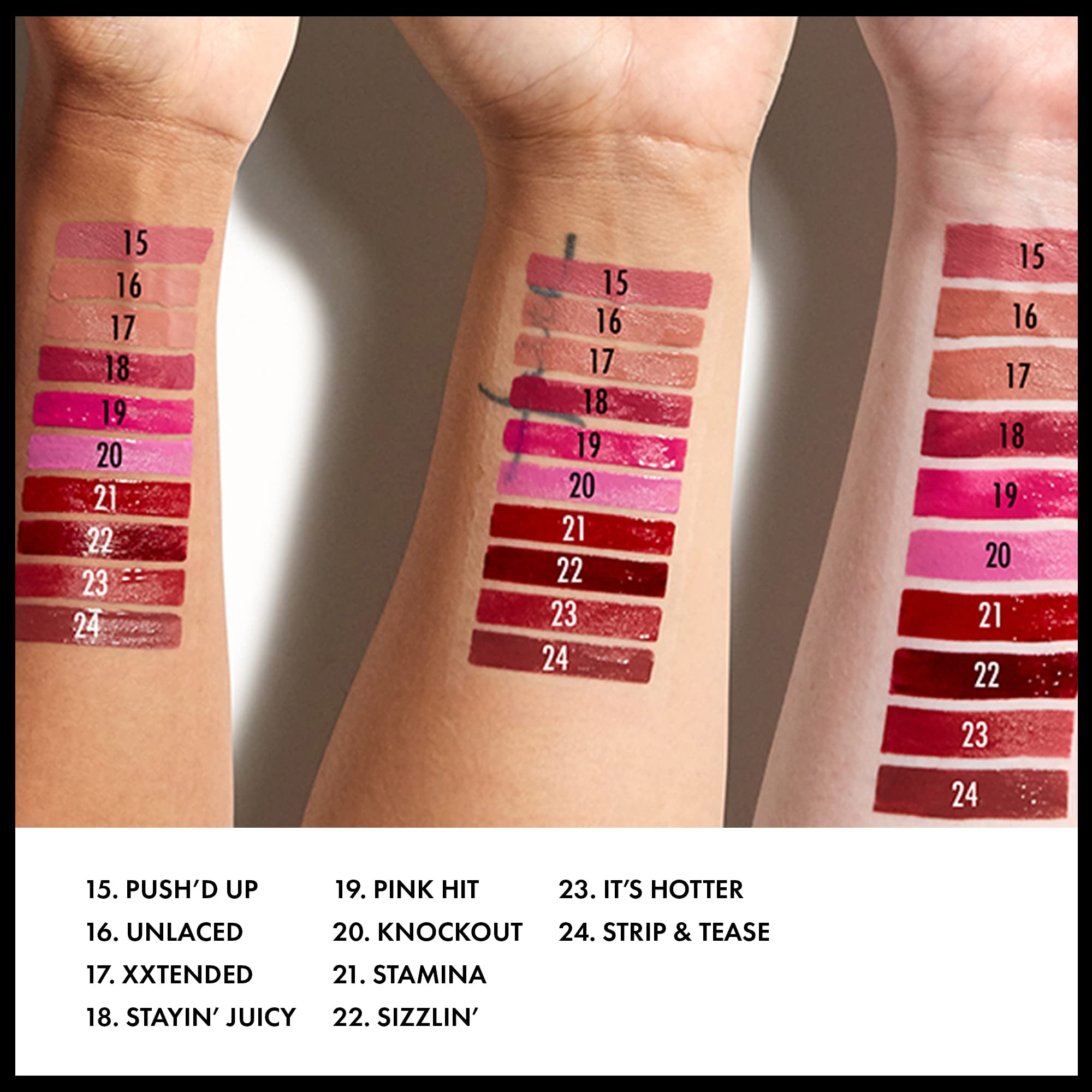 NYX Lip Lingerie XXL Matte, pigmento marrón plum para un color intenso.