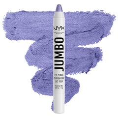 Lápiz jumbo NYX en donut-lila, perfecto como sombra cremosa y delineado suave.