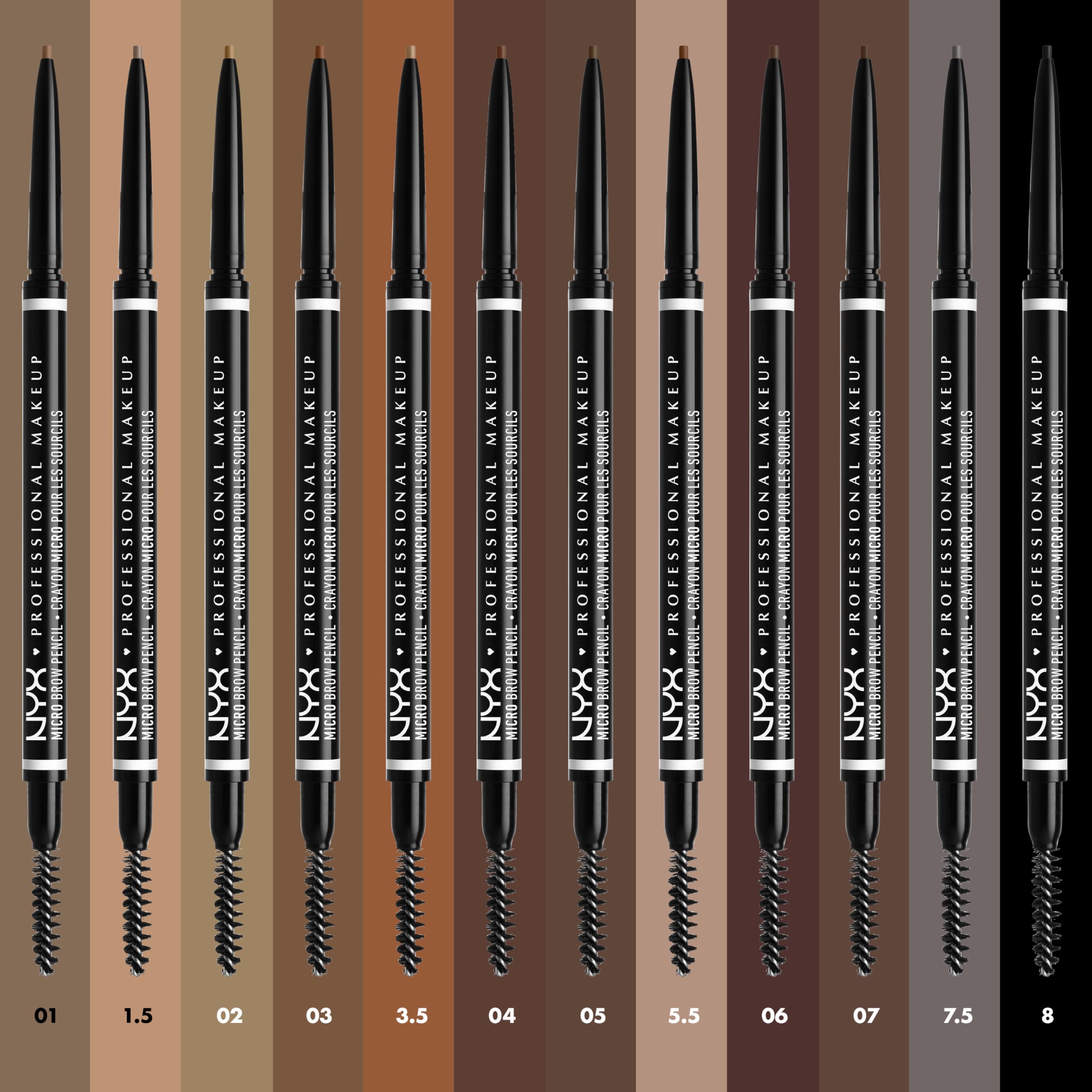 NYX Micro Brow Pencil: pigmentación suave para cejas naturales