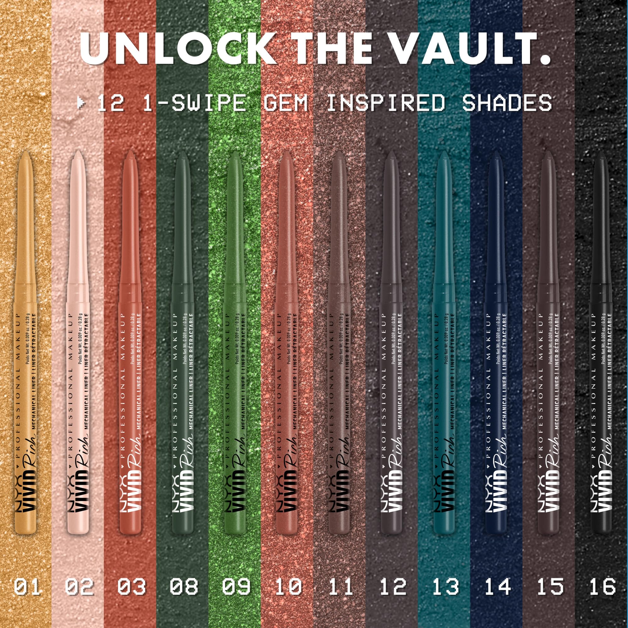 NYX pigmentos cremosos Esmeralda para looks vibrantes
