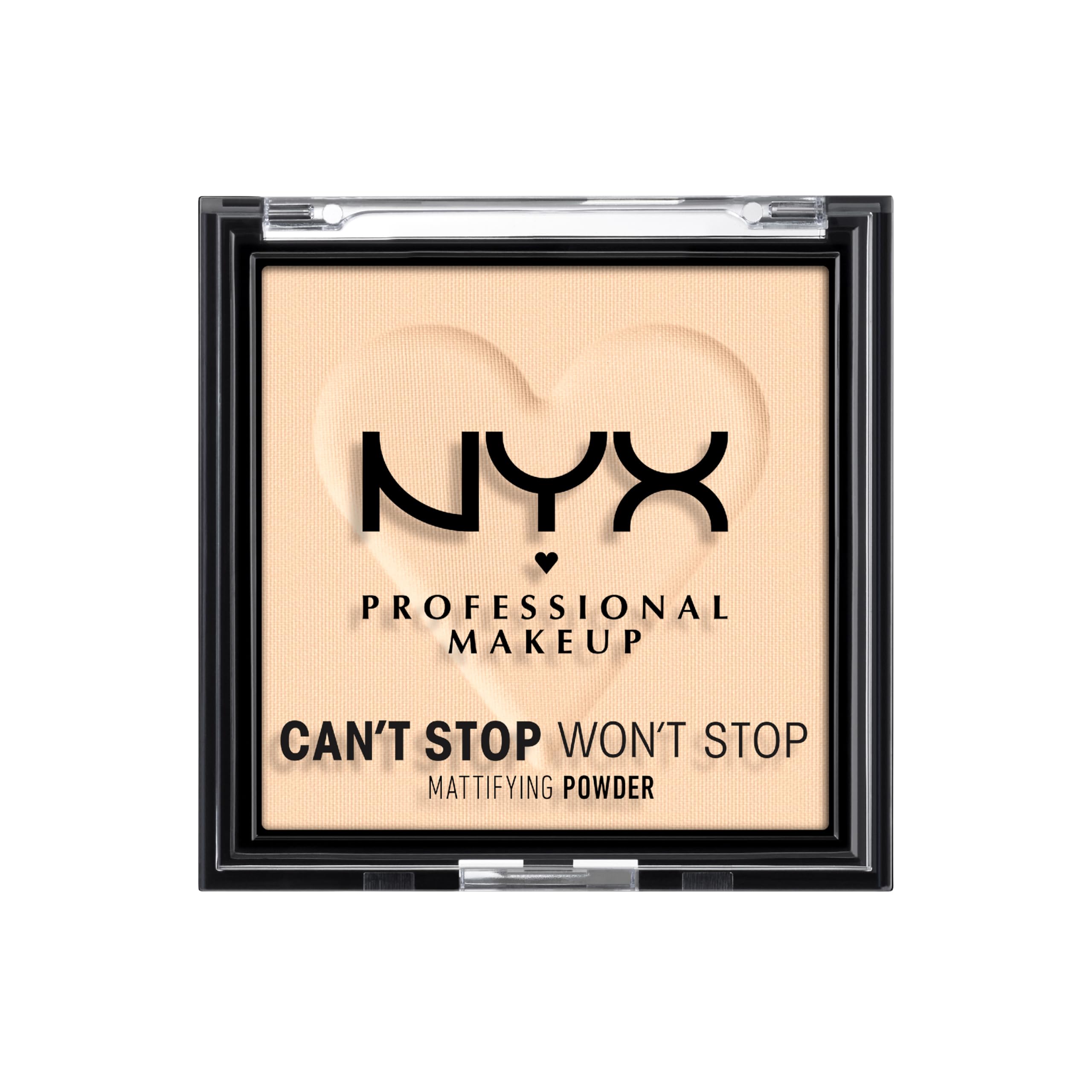 NYX Professional Makeup polvo compacto mate para un acabado suave y sin brillo.