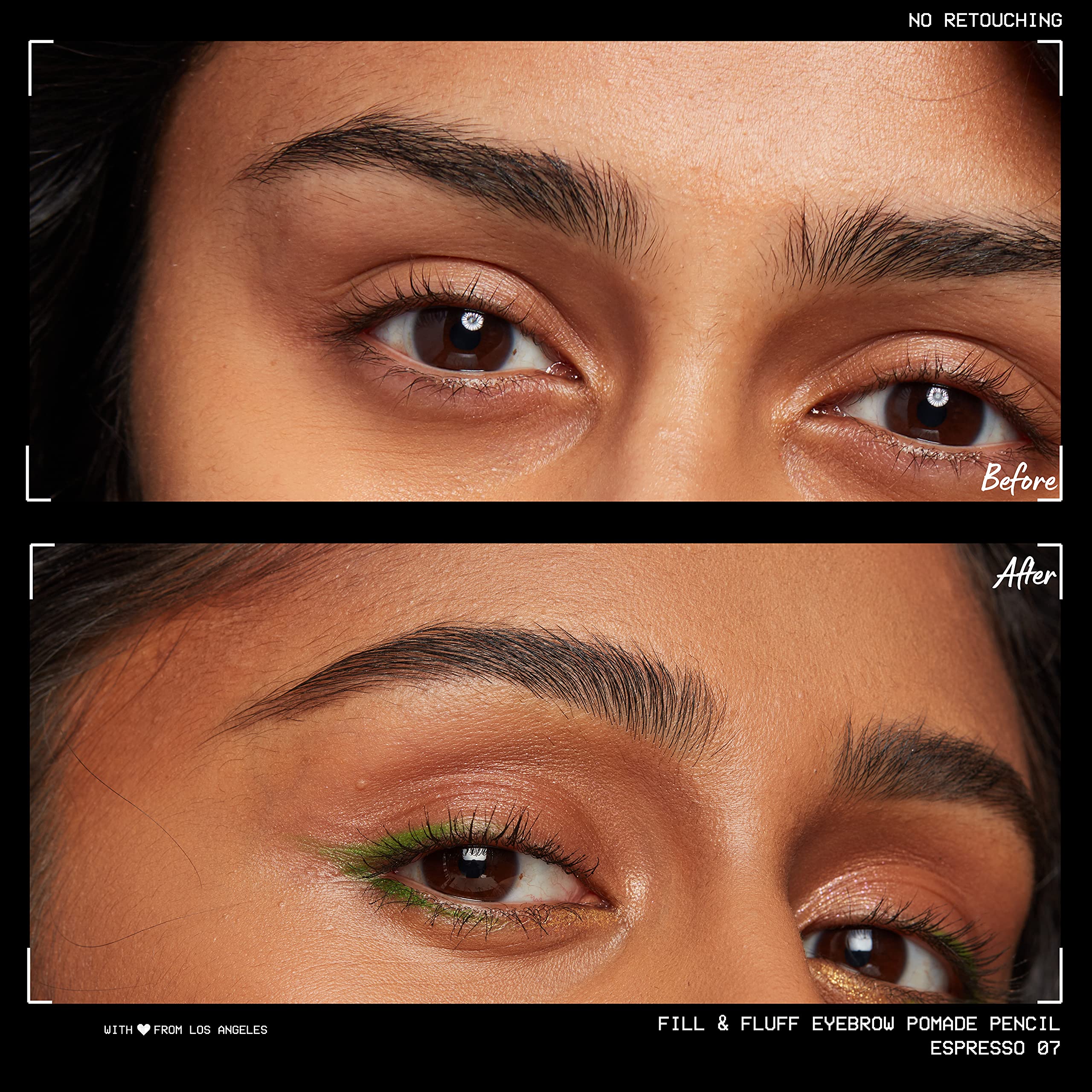 NYX Professional Makeup, pomada para cejas Espresso, acabado natural y suave.