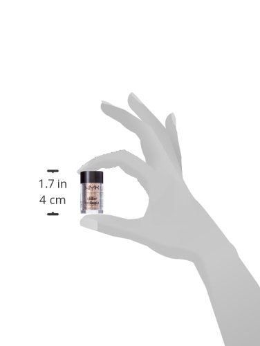Pote de purpurina bronce NYX Professional Makeup para creatividad