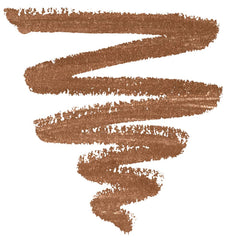 Swatch de bronce brillos NYX Slim Eye Pencil para ver el efecto metálico.