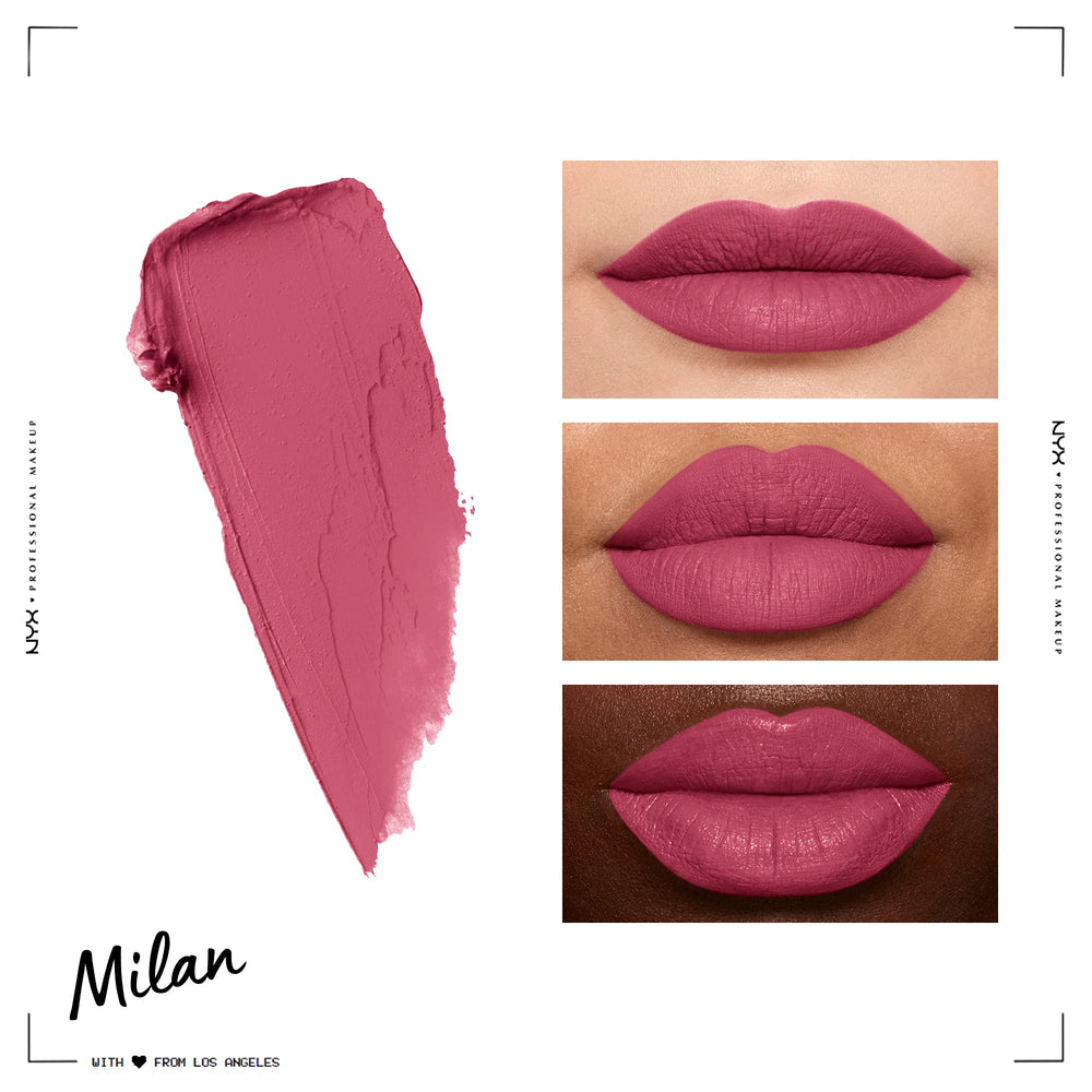 NYX Soft Matte Lip Cream: textura cremosa que se funde sin resecar los labios