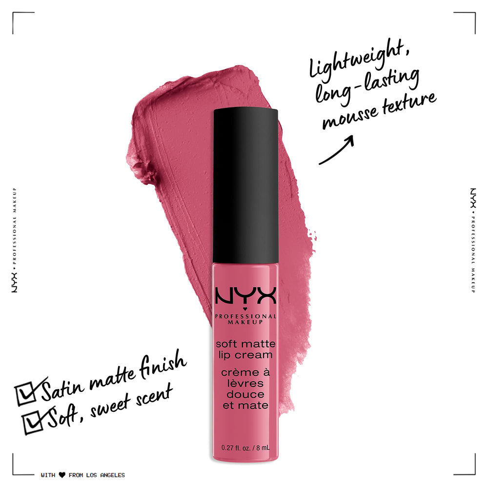 NYX Soft Matte Lip Cream: tintado en el centro de los labios para un look uniforme