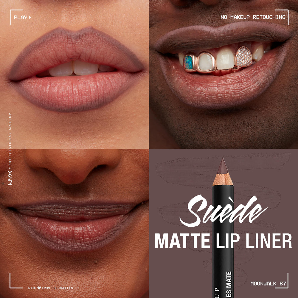 NYX Suede Matte Lip Liner: delineado preciso para labios con acabado mate