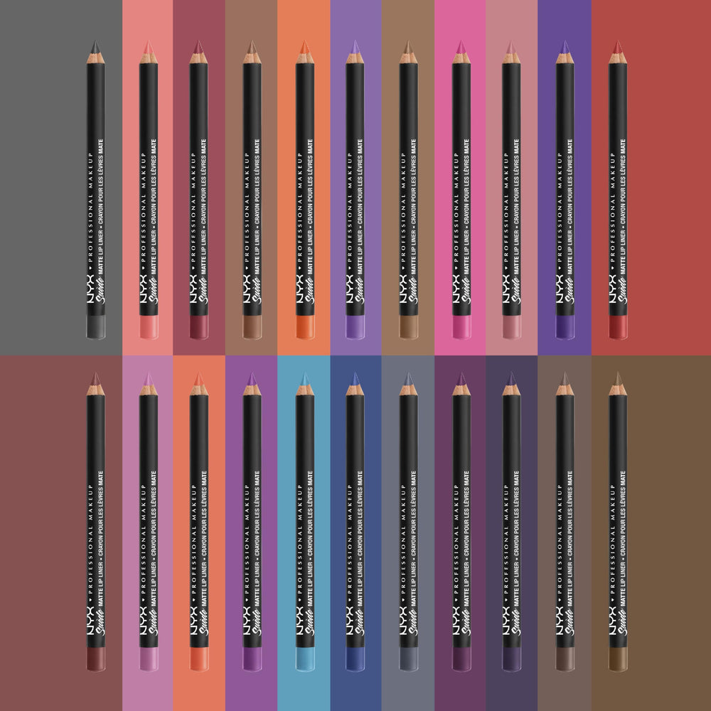 NYX Suede Matte Lip Liner: uso diario para perfil de labios definido