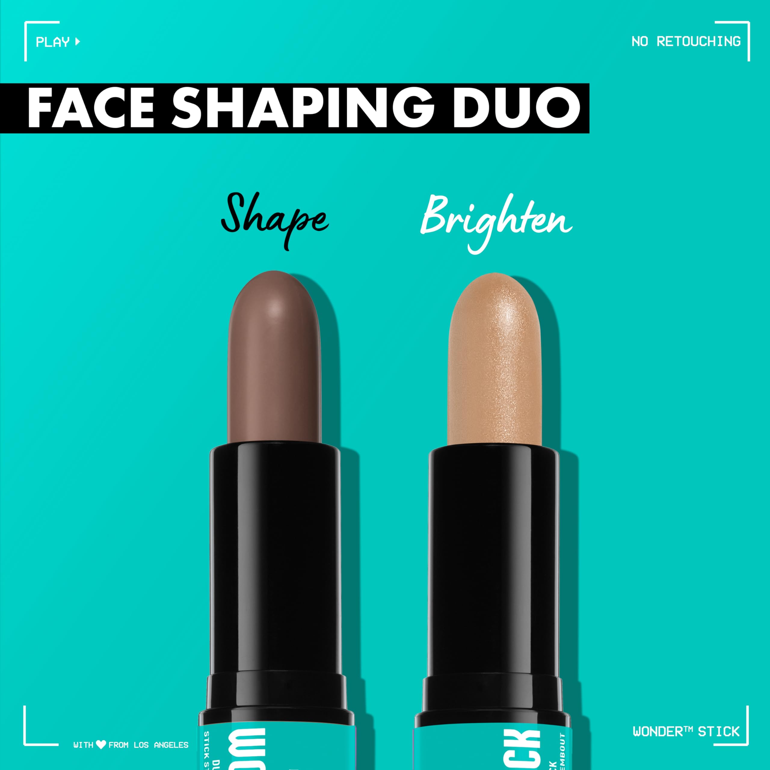 NYX Wonder Stick para aplicación precisa de contorno y resaltado de rasgos.